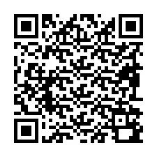 Código QR para número de teléfono +19892190453