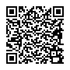 QR код за телефонен номер +19892190563