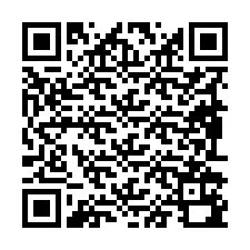 QR-koodi puhelinnumerolle +19892190976