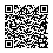 Codice QR per il numero di telefono +19892191012