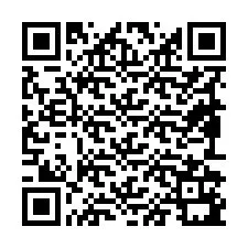Codice QR per il numero di telefono +19892191109