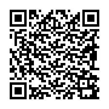 QR-koodi puhelinnumerolle +19892191124