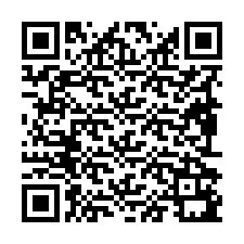 Codice QR per il numero di telefono +19892191292