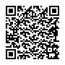 Código QR para número de teléfono +19892191846