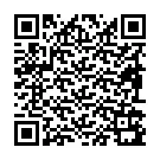 QR-koodi puhelinnumerolle +19892191853