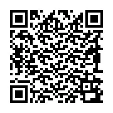 QR Code pour le numéro de téléphone +19892192004