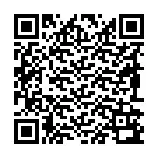 QR-koodi puhelinnumerolle +19892192014