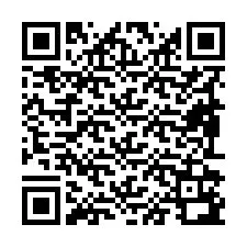 QR Code pour le numéro de téléphone +19892192067