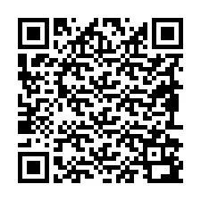 QR-koodi puhelinnumerolle +19892192148