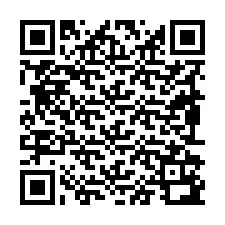 QR-koodi puhelinnumerolle +19892192194