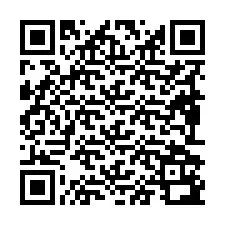 Código QR para número de telefone +19892192322