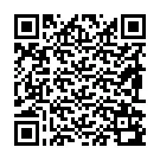 QR-koodi puhelinnumerolle +19892192531