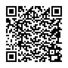 Código QR para número de teléfono +19892192549