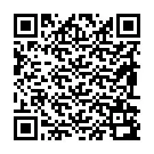 Código QR para número de teléfono +19892192561