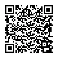 Código QR para número de teléfono +19892192611