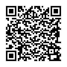 QR-koodi puhelinnumerolle +19892192618