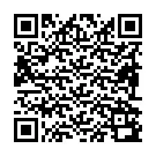 QR Code pour le numéro de téléphone +19892192627