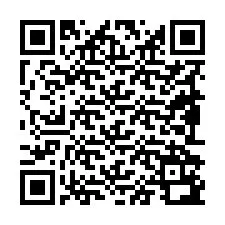 QR-koodi puhelinnumerolle +19892192638