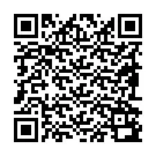 QR-koodi puhelinnumerolle +19892192658