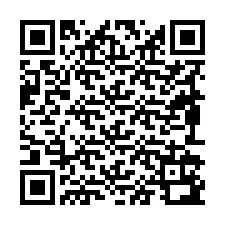 QR-код для номера телефона +19892192804