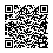 QR код за телефонен номер +19892192926