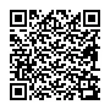 Código QR para número de teléfono +19892193117