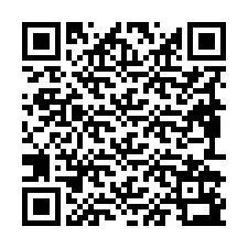 QR Code pour le numéro de téléphone +19892193902