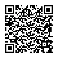 Código QR para número de teléfono +19892194841