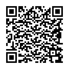 QR код за телефонен номер +19892196498