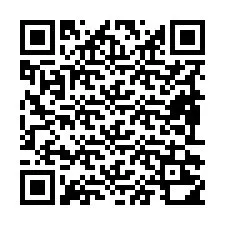 QR-code voor telefoonnummer +19892210037