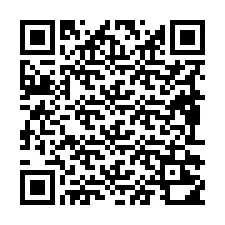 QR-Code für Telefonnummer +19892210062