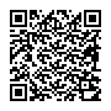 QR-koodi puhelinnumerolle +19892210113