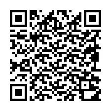 QR код за телефонен номер +19892210118