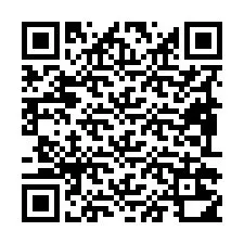 QR-Code für Telefonnummer +19892210833