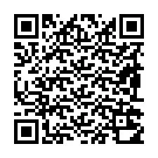 Codice QR per il numero di telefono +19892210835