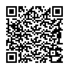 Código QR para número de teléfono +19892210854