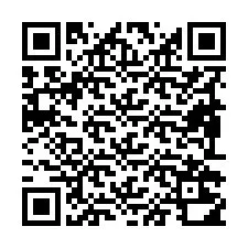 QR-koodi puhelinnumerolle +19892210927