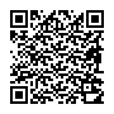 Codice QR per il numero di telefono +19892210957