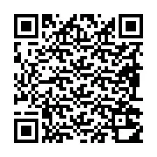 QR-код для номера телефона +19892210966