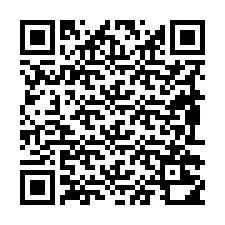 Código QR para número de teléfono +19892210974