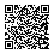 QR-koodi puhelinnumerolle +19892211021