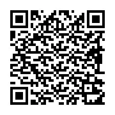 Código QR para número de teléfono +19892211026