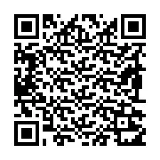 QR-koodi puhelinnumerolle +19892211095