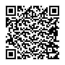 Código QR para número de teléfono +19892211767