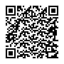 QR-koodi puhelinnumerolle +19892212113