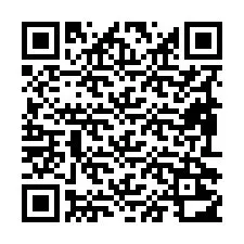 Código QR para número de teléfono +19892212257