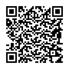 QR-koodi puhelinnumerolle +19892214145