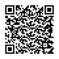 Codice QR per il numero di telefono +19892215998