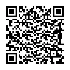 Codice QR per il numero di telefono +19892216664