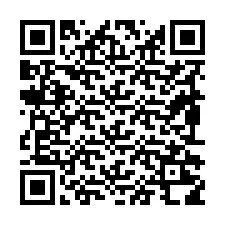 Código QR para número de telefone +19892218191